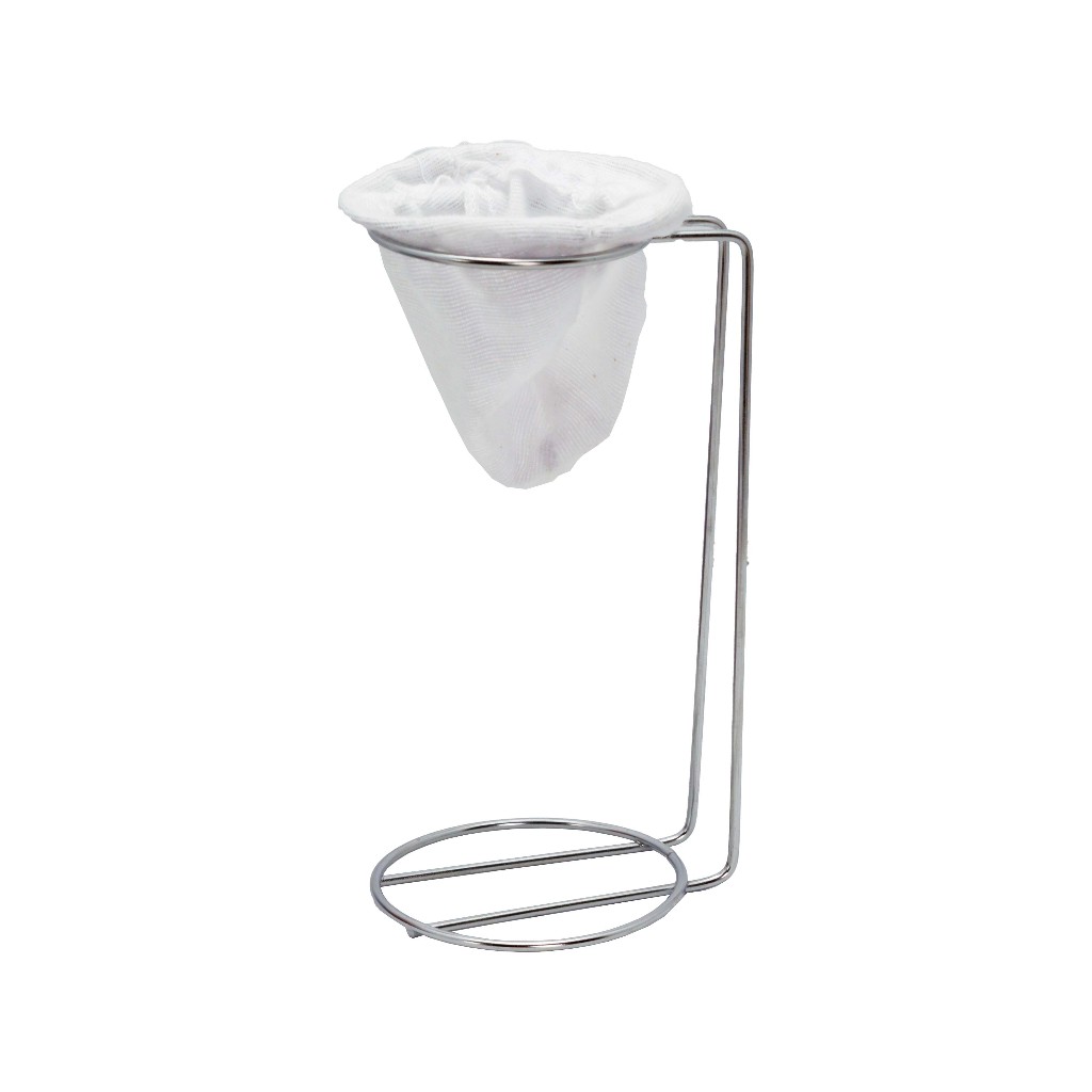 Mini Coador de Café Aramado com Coador de Pano e Caneca em Aluminio ...