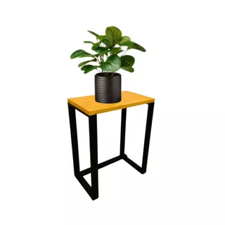 Mesinha De Canto Cama Quarto Cabeceira Moderna Industrial