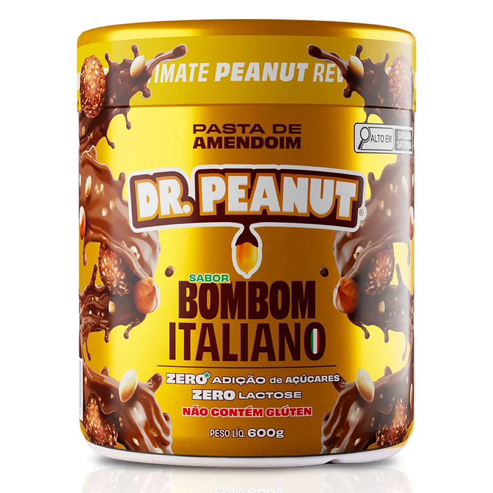Pasta de Amendoim Pro 600g com Whey Protein – Dr Peanut