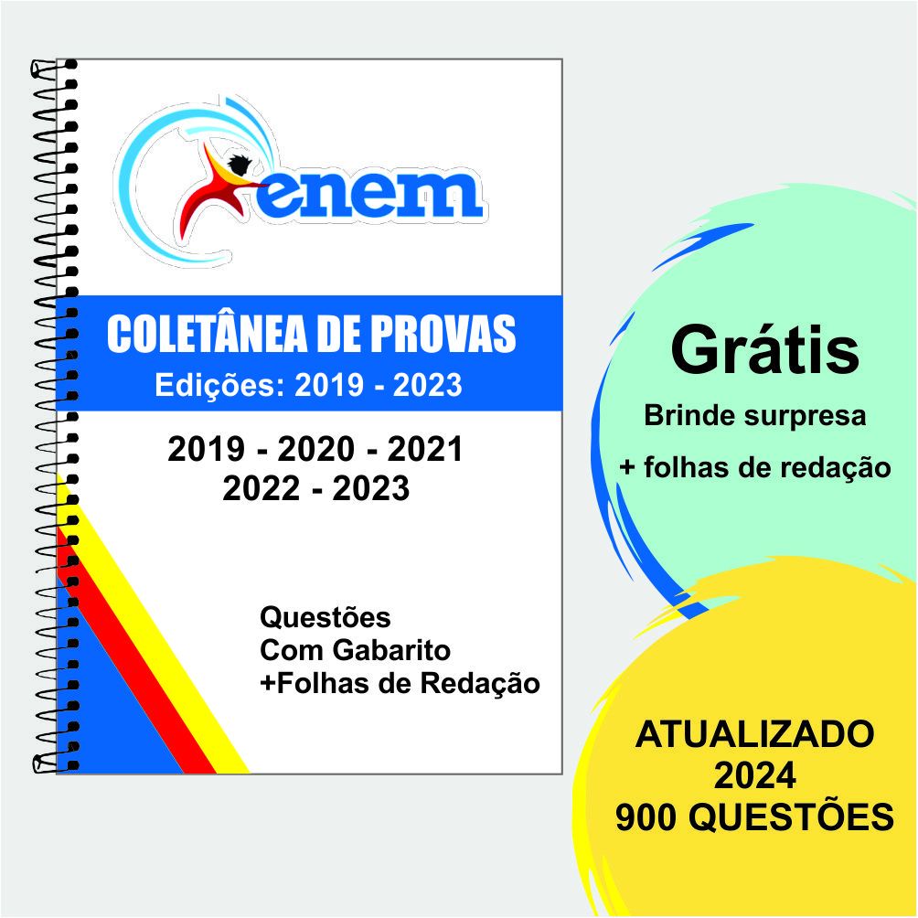 Apostila ENEM 2023 - 900 questões Provas Anteriores 