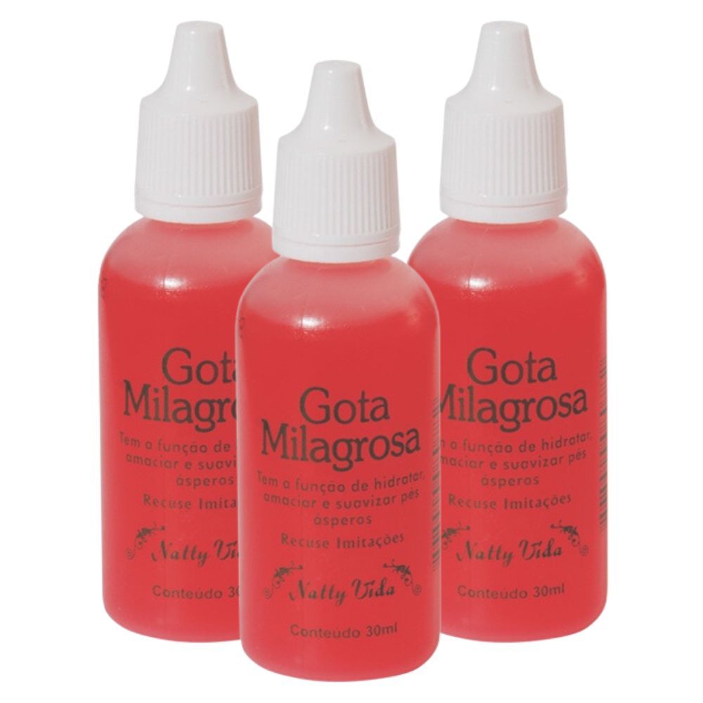 Kit 3 Unidades Gota Milagrosa 30mL Natty Vida