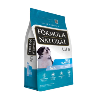 Ração Fórmula Natural Life Cães Filhotes Porte Mini e Pequeno 7kg Adimax