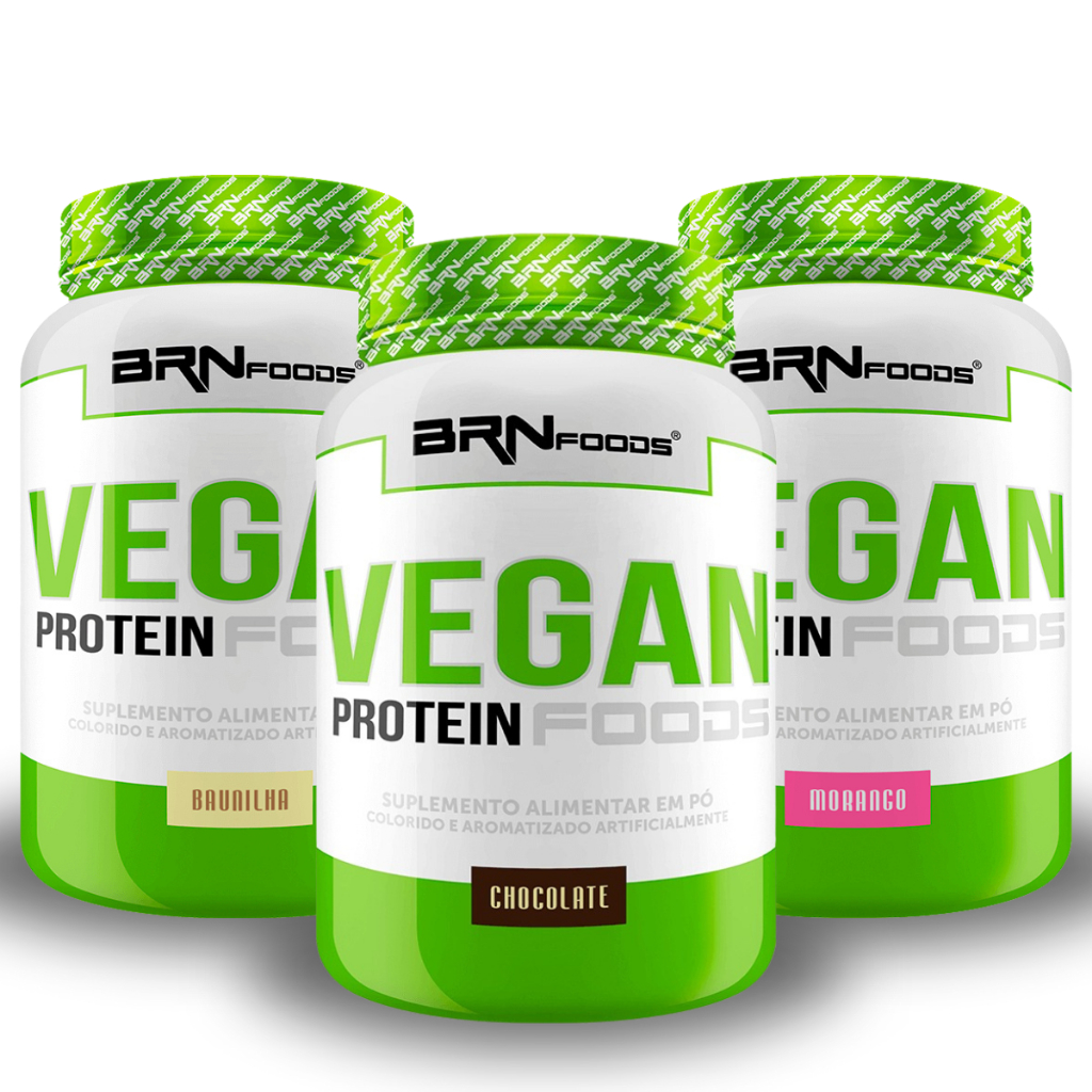 Vegan Protein Foods Whey Vegano Proteína Vegetal BRNFOODS