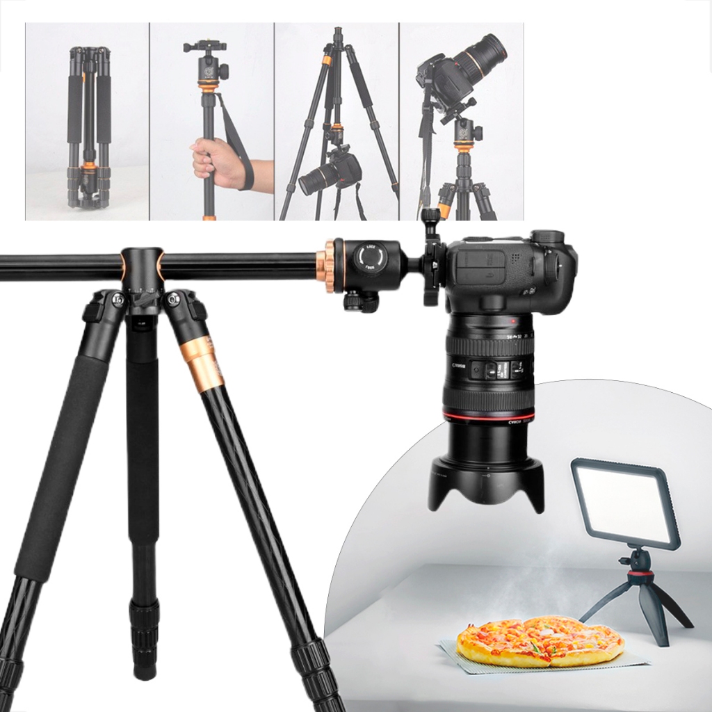 Tripé Horizontal Câmera Monopé Profissional Qzsd Q999 Bolsa | Shopee Brasil