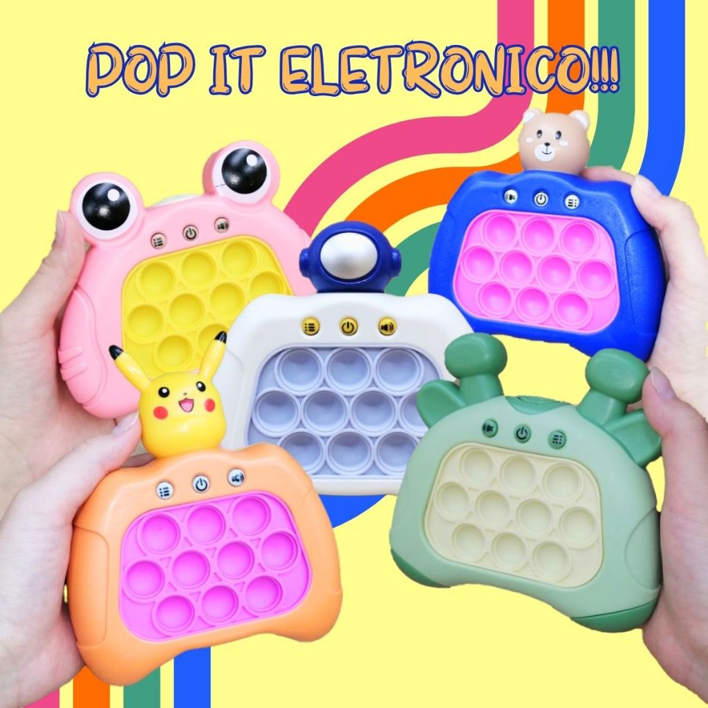 Brinquedo de moda sensorial pop-it antistress jogo de mão de inquietação  para crianças gadget infantil quadrado bubble popit