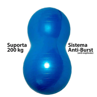 Bola de Yoga Feijão Amendoin pilates ginastica exercicio com bomba peanut fisioterapia