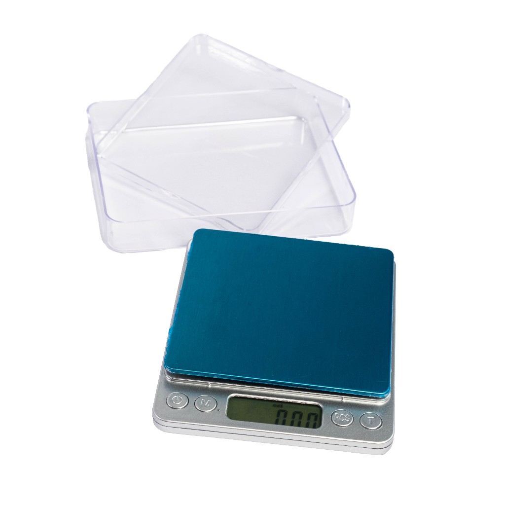 Balança Digital De Precisão 1g A 2kg Com Bandeja a pilha Visor Digital LCD