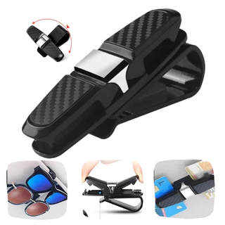 Suporte De Óculos Para Carro Porta Sol Veicular Clip Oculos