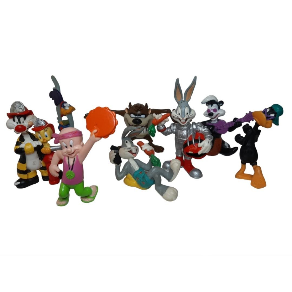 Bonecos Personagens Looney Tunes 8 Peças Em Pvc(Warner Bros)