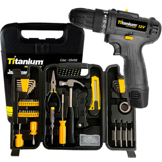 Jogo Ferramentas Completa 200 Peças Uso Geral + Parafusadeira Furadeira Bivolt 12V 3/8Pol. em Oferta na Shopee