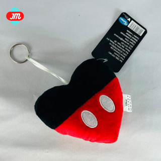 chaveiro Mickey coração pelúcia com ventosa