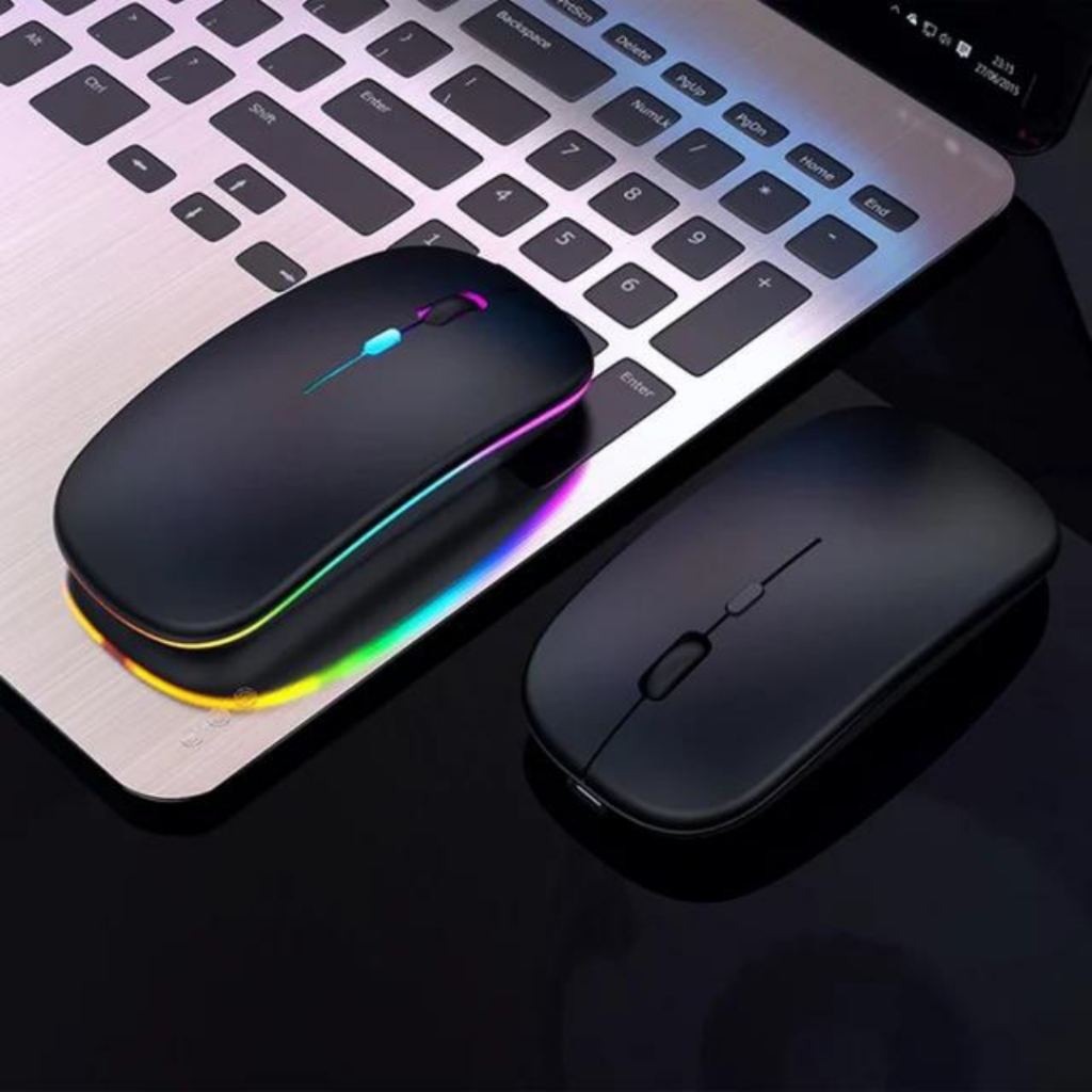 Mouse Ergonômico Sem Fio Com Bateria Embutida Recarregável Wireless ...