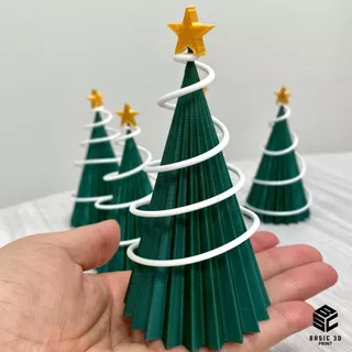 Mini árvore de Natal para decoração natalina 11cm Impressa em 3D Presente Decoração Natal