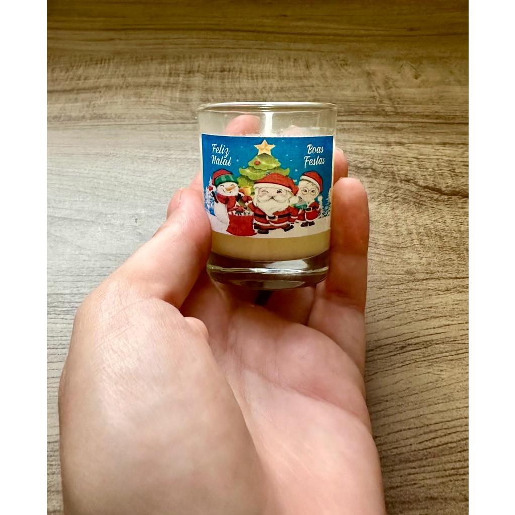 Lembrancinha de Natal Vela Aromática
