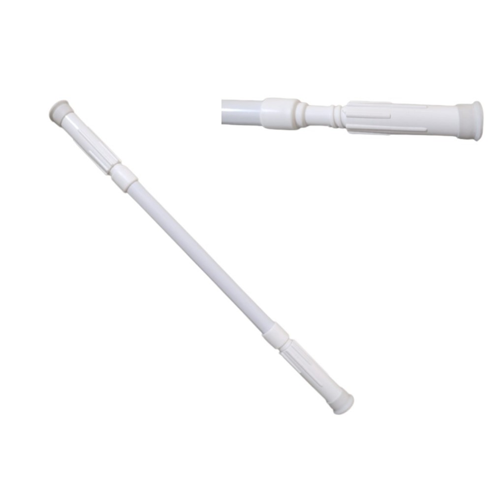 Varão extensível para Cortina Box de banheiro Pia de Cozinha 85 até 1,45