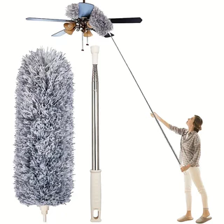 Espanador 280  Centímetros Ajustável Telescópica Dobra Duster Escova De Limpeza De Poeira em Oferta na Shopee
