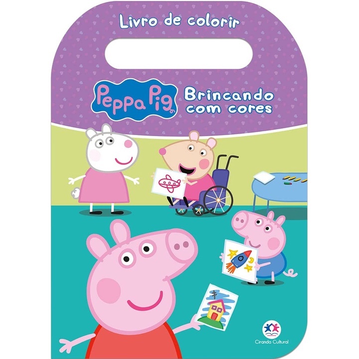 Livrinho - Peppa Pig - Desenhos para colorir - Especial: Férias da