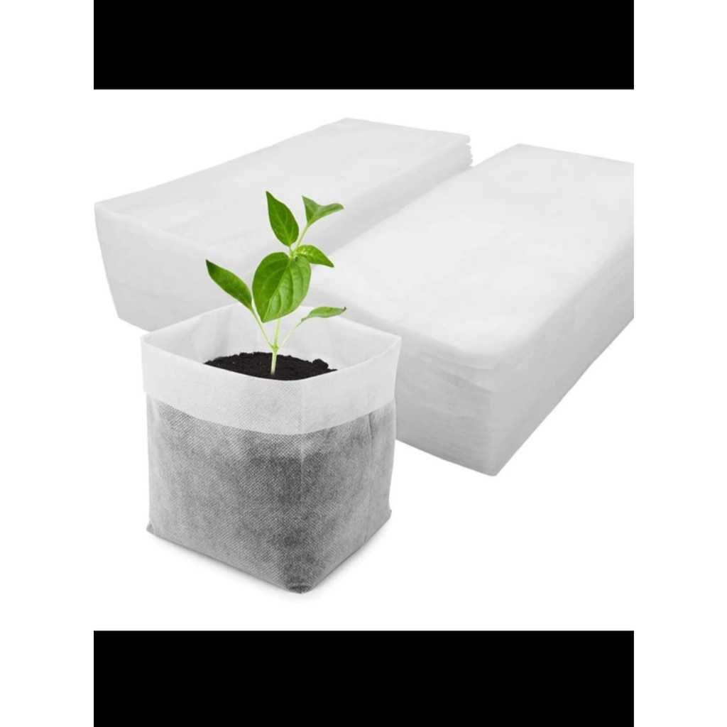 50pcs 15x20 sacos sementeiras sacos biodegradavél | Shopee Brasil