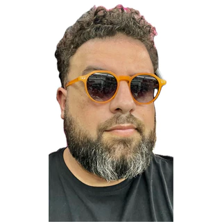 1 Óculos de Sol Vibes Redondo Vintage Retro Unissex Com Proteção Uv400 Feminino Masculino
