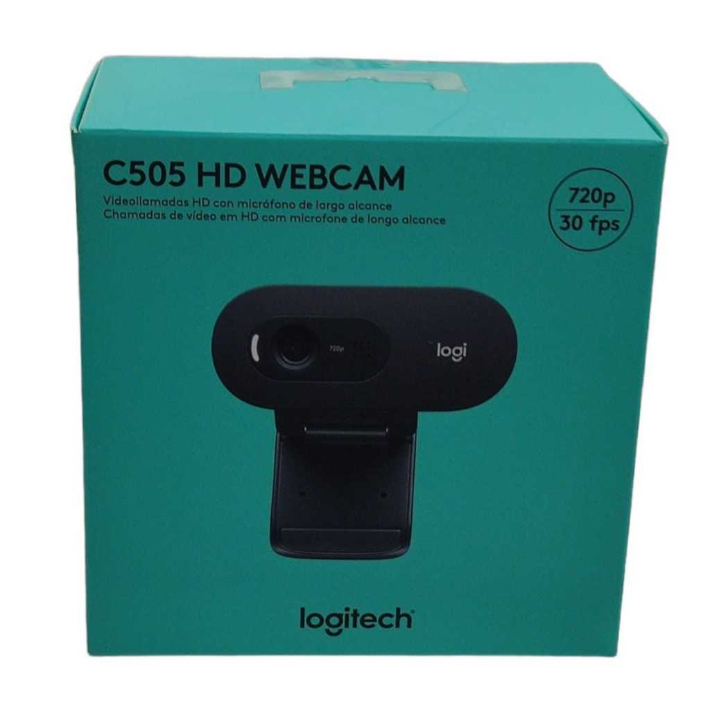 Webcam Camara Logitech C505 Hd 720 Cable Usb 2mts Pc