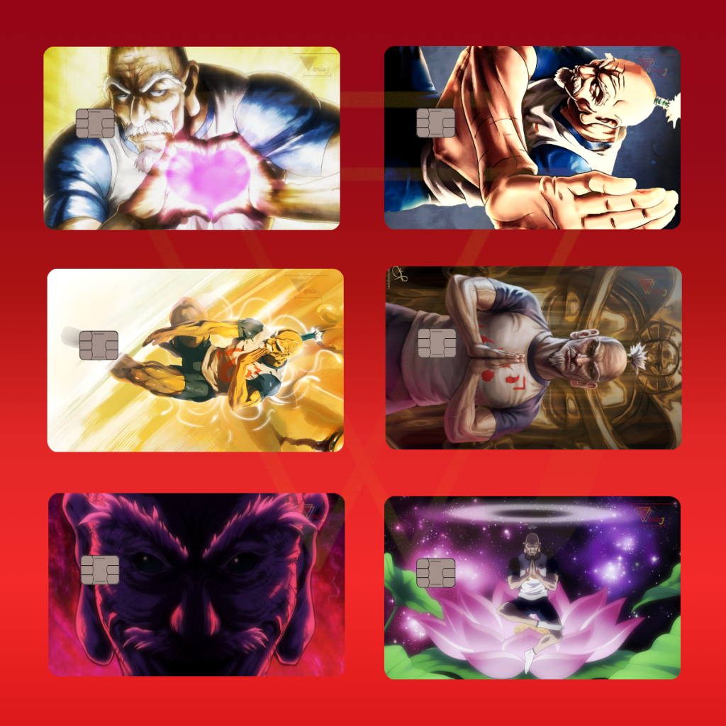 Película Adesivo Cartão Hunter x Hunter Isaac Netero Top Excelente Qualidade