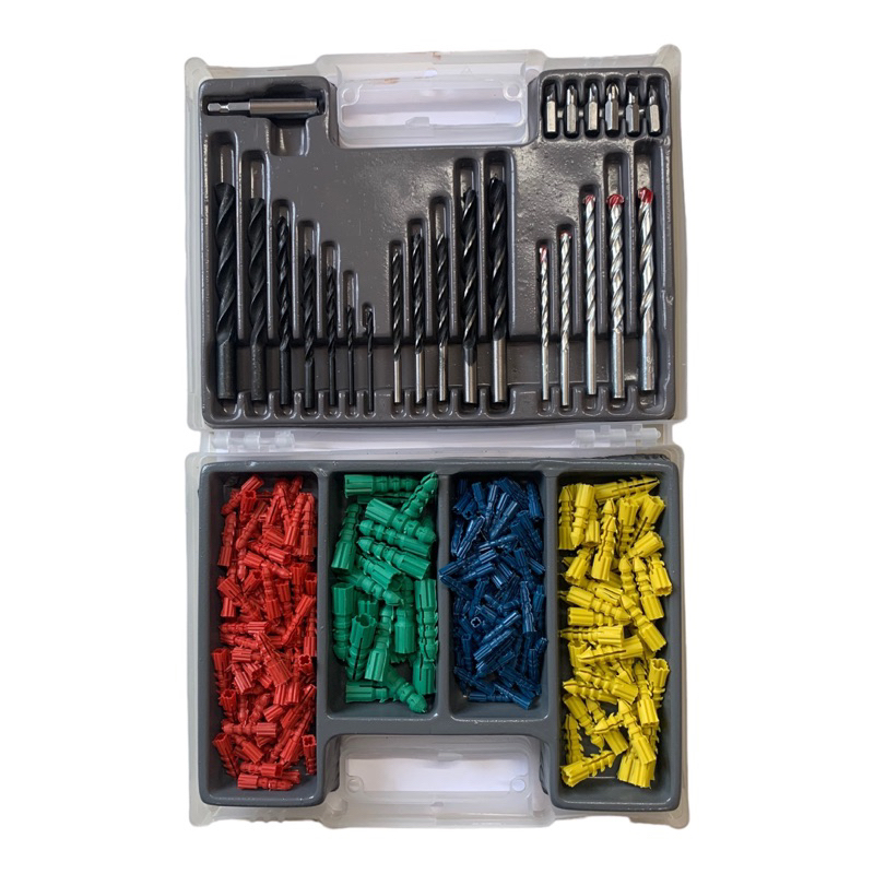 Jogo De Brocas Bits e Buchas Com 300 Peças