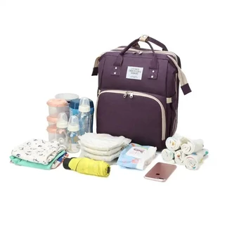 Mochila Maternidade Bolsa Com Berço Extensível Multifunção C/ Alça Bebê Menino Menina Cores