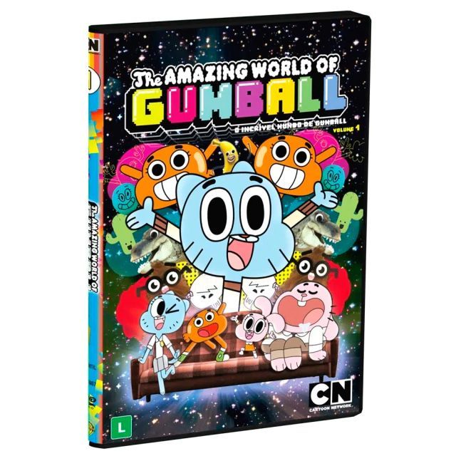 DVD The Amazing World Of Gumball: O Incrível Mundo de Gumball Vol. 1 - Animação Infantil Novo original Lacrado