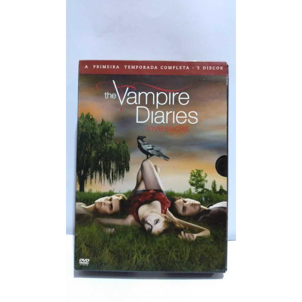 DVD box do seriado série de tv The Vampire diaries primeira temporada ...