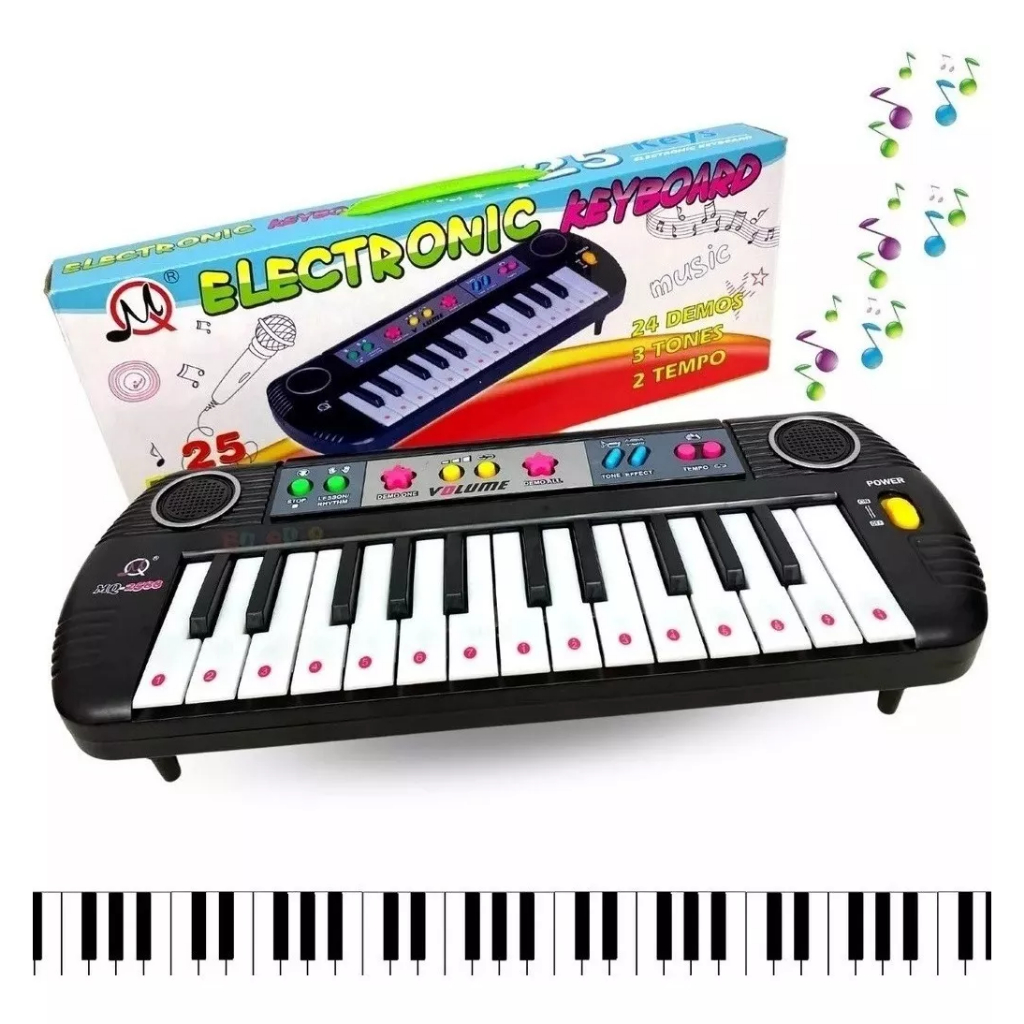 Tempaky 37 Teclas Crianças Piano Musical Piano Eletrônico Teclado Brinquedo  Instrumento Musical Brinquedo com Microfone para Meninos Meninas Acima de 3  Anos : : Brinquedos e Jogos