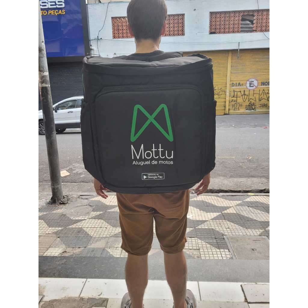 Mochila/bag Mottu Impermeável Térmica Motoboy Delivery