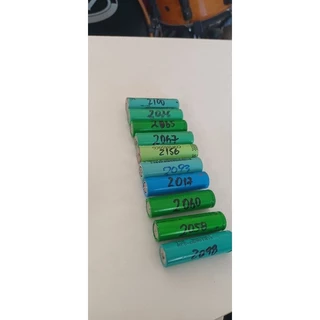 10 baterias de lítio 18650 acima de 2000 mAh usado