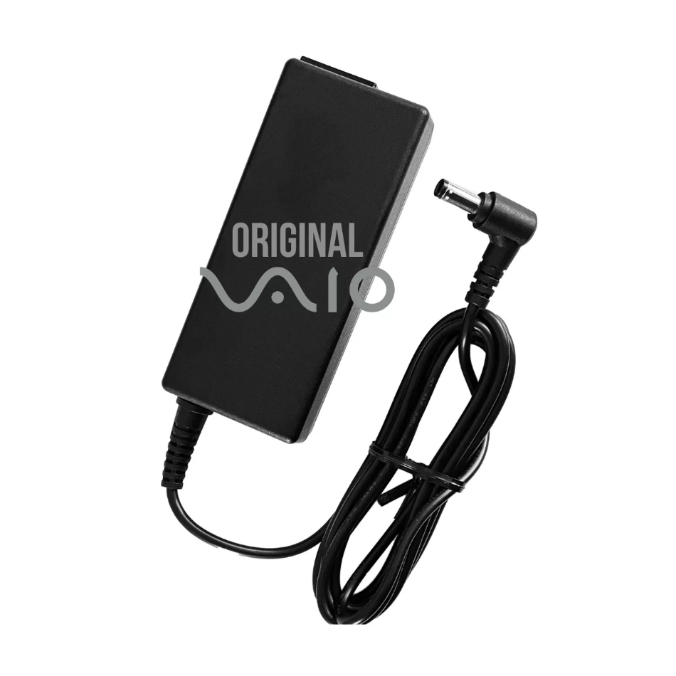 Fonte Carregador Vaio VJC141F11X S13A00 19V 3.42A 65W 5.5 x 2.5mm Bipolar com Cabo de Alimentação