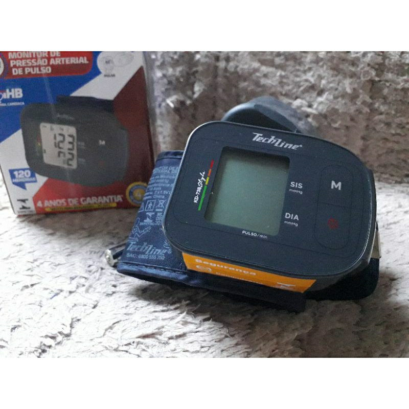 Monitor de pressão arterial TechLine | Shopee Brasil