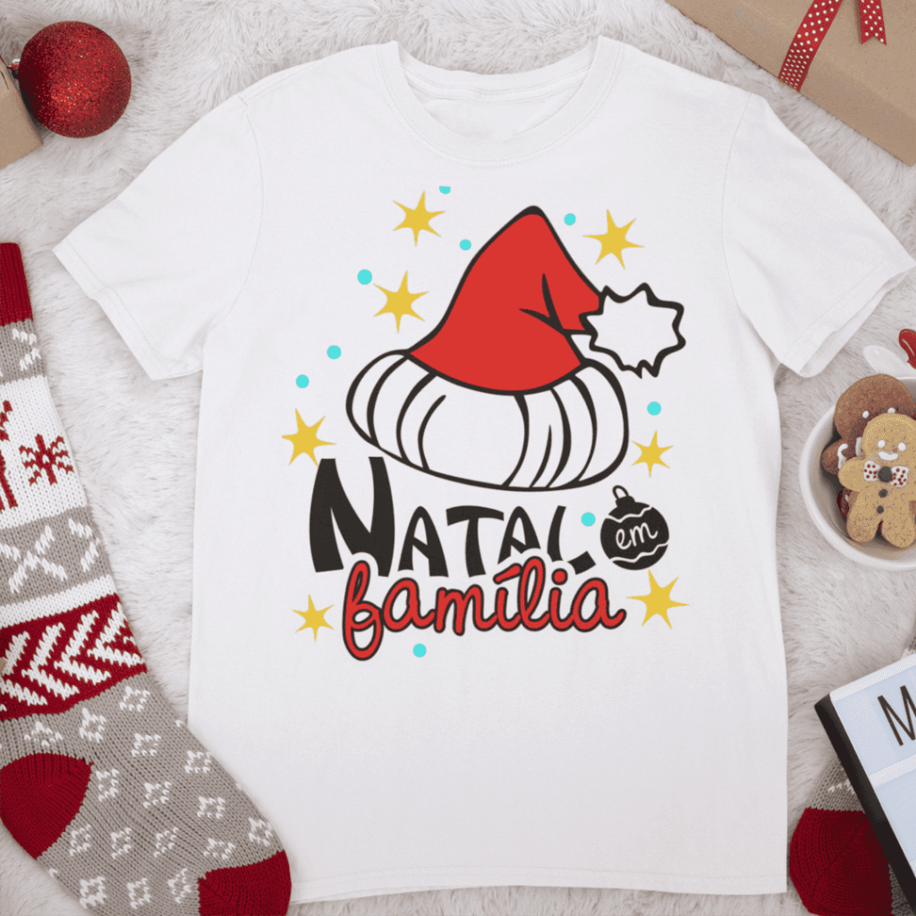 Camiseta natal frase familia várias estampas a escolha Shopee Brasil