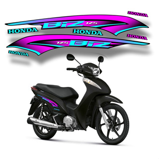 Kit Adesivo Refletivo Honda Biz 125 Personalizado Frete Grát