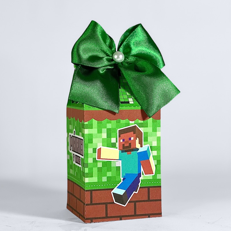 Como fazer qualquer personagem do MINECRAFT de caixinhas! Any MINECRAFT  from little boxes! 