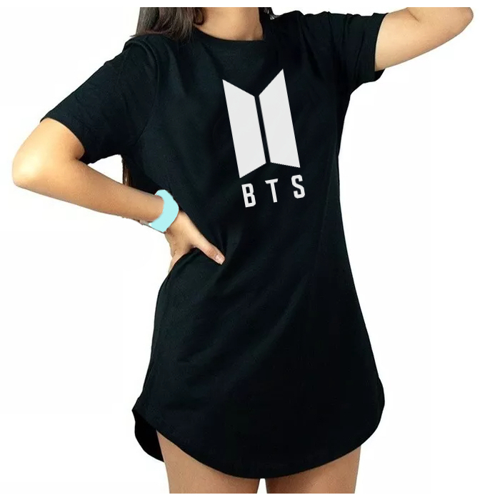 Conjunto BTS Crop + Shorts R$126