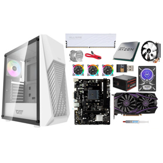 Pc Gamer G-Fire Com Kit Htg-776 AMD Ryzen 5 Pro 4650G 8Gb (Radeon Graphics  2Gb) SSD 120GB 300W