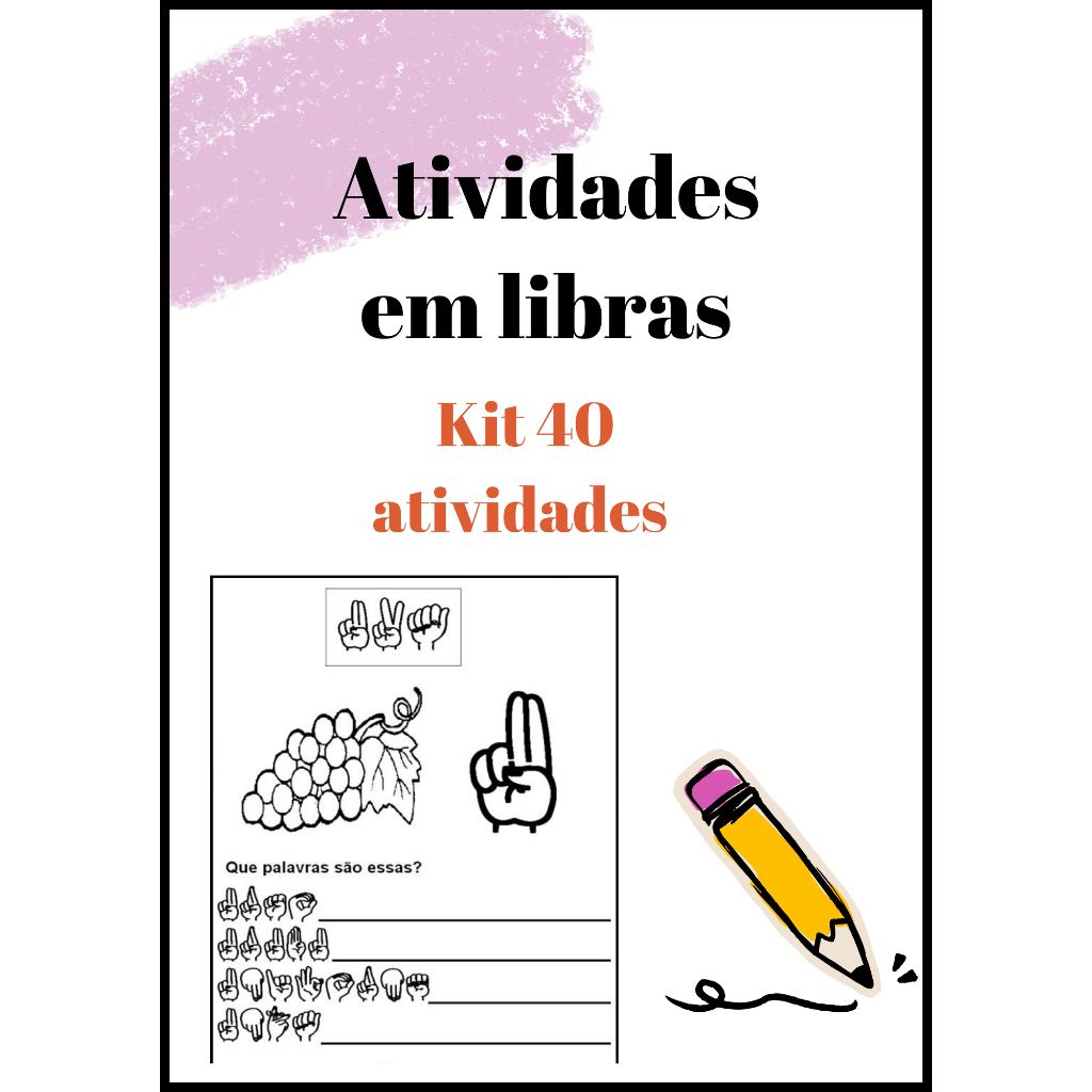 Atividades Aprendendo Em Libras | Shopee Brasil