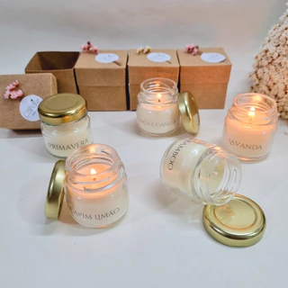 Mini Vela Aromática 40g - Perfumada Para presentear Lembrancinhas em Oferta na Shopee