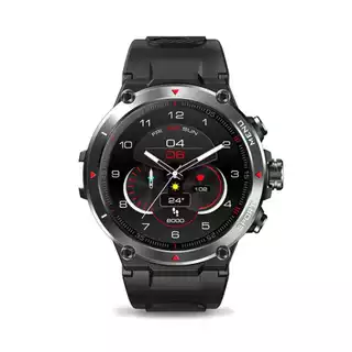 Smartwatch Zeblaze Stratos 2 Relógio Inteligente Gps 5Atm Tela 1,3” Amoled Preto