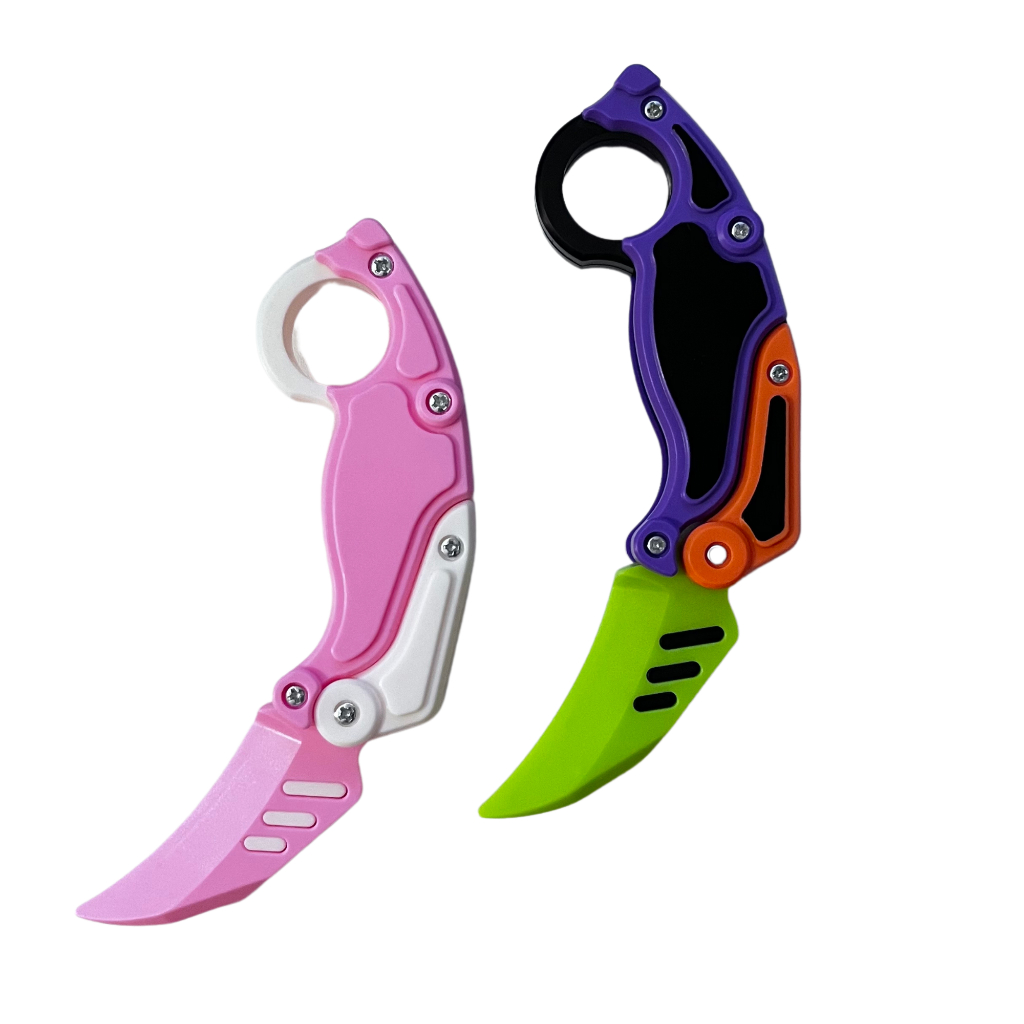 Faca Karambit De Brinquedo Alivio do Estresse Fidget Toy (Lançamento ...