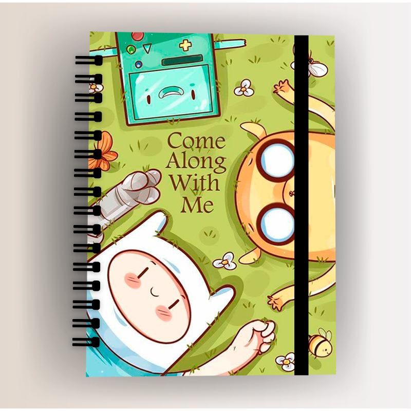 Sketchbook c/elástico Hora de Aventura