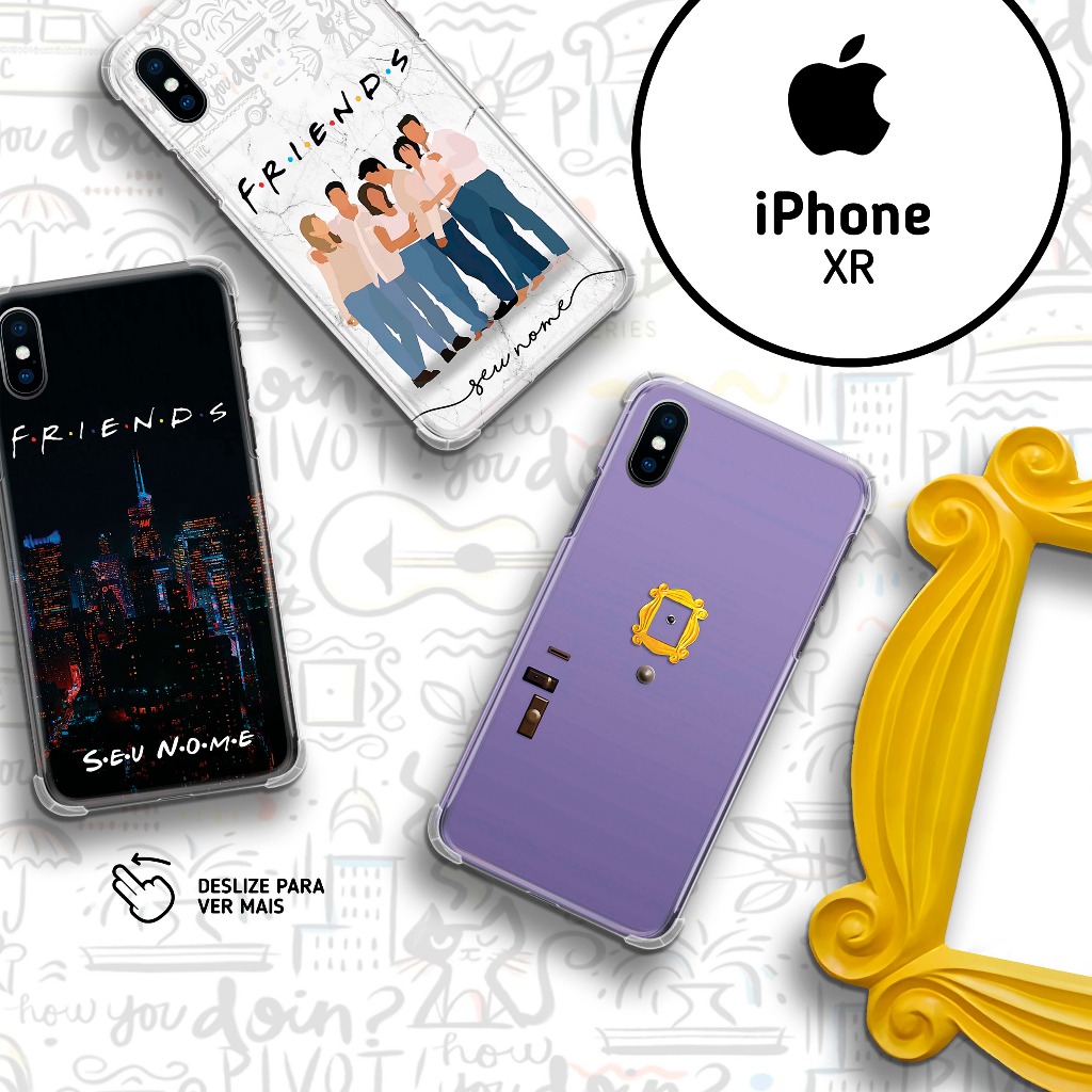 Capa Capinha - iPhone XR - Série Friends Personalizada com Nome
