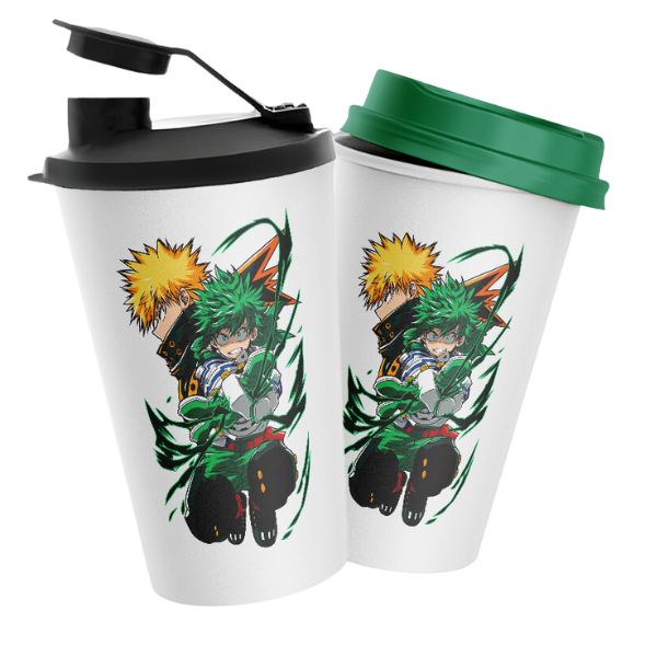 Copo Bucks Midoriya Bakugou (Boku no Hero) Shopee Brasil