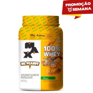Whey 100% Max Titanium DR Peanut edição limitada Lançamento