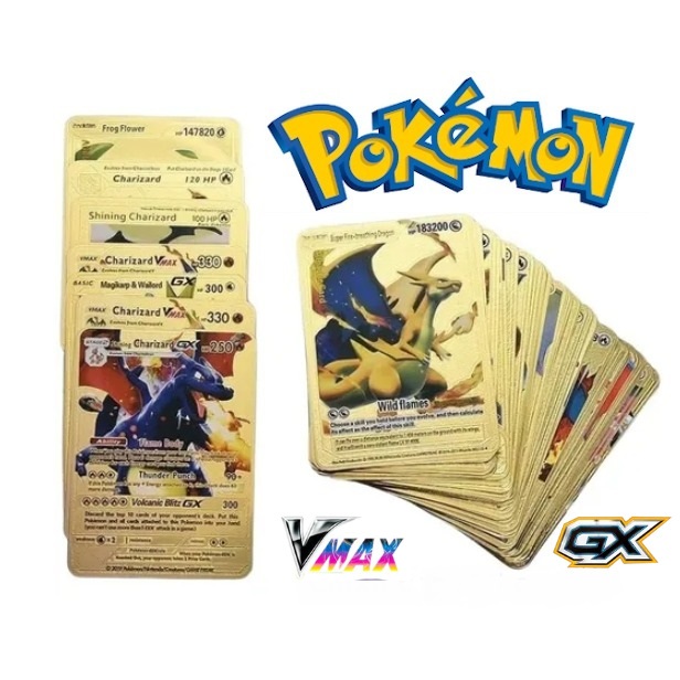 60 Cartas Pokemon GX EX e Ultra Raras Lindas e Brilhantes - Proxy