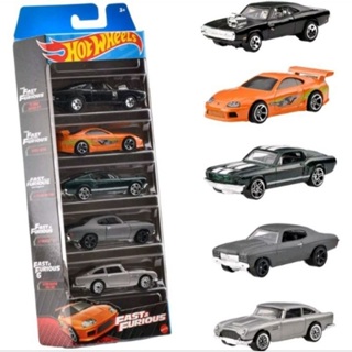 Hot Wheels Velozes E Furiosos - Pack Com 5 Carrinhos - Corre Que Ta  Baratinho