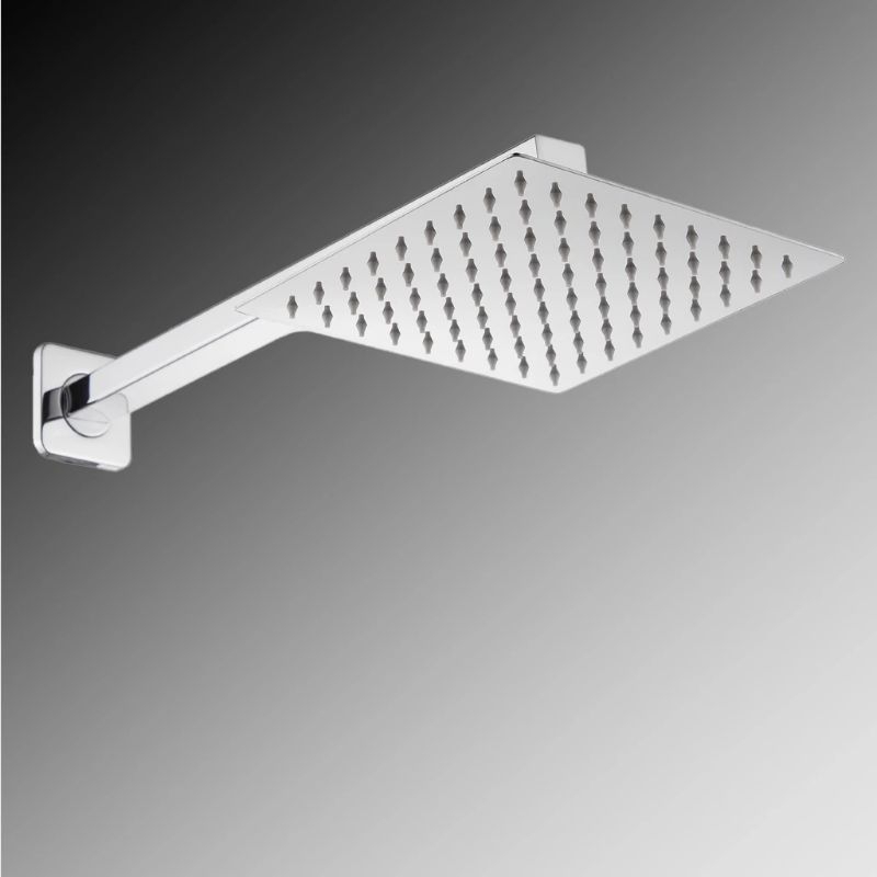 Ducha chuveiro 20x20 quadrado com braço 40cm 12041
